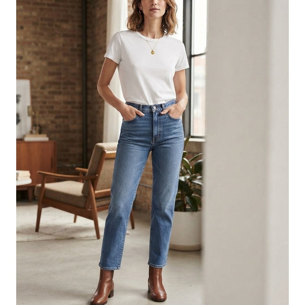 Madewell The Perfect Vintage Straight Jeans Size 28